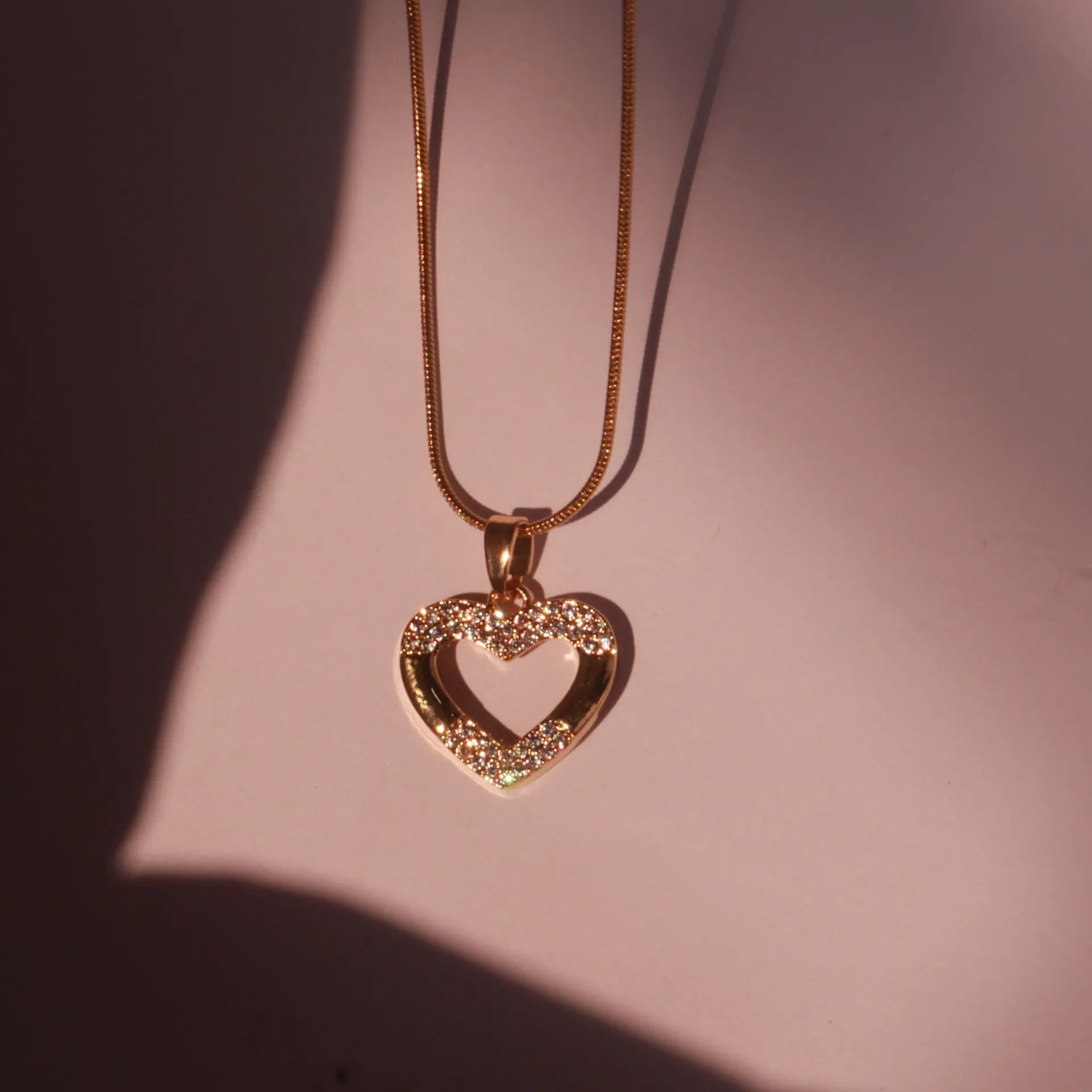 Sparkling Half Heart